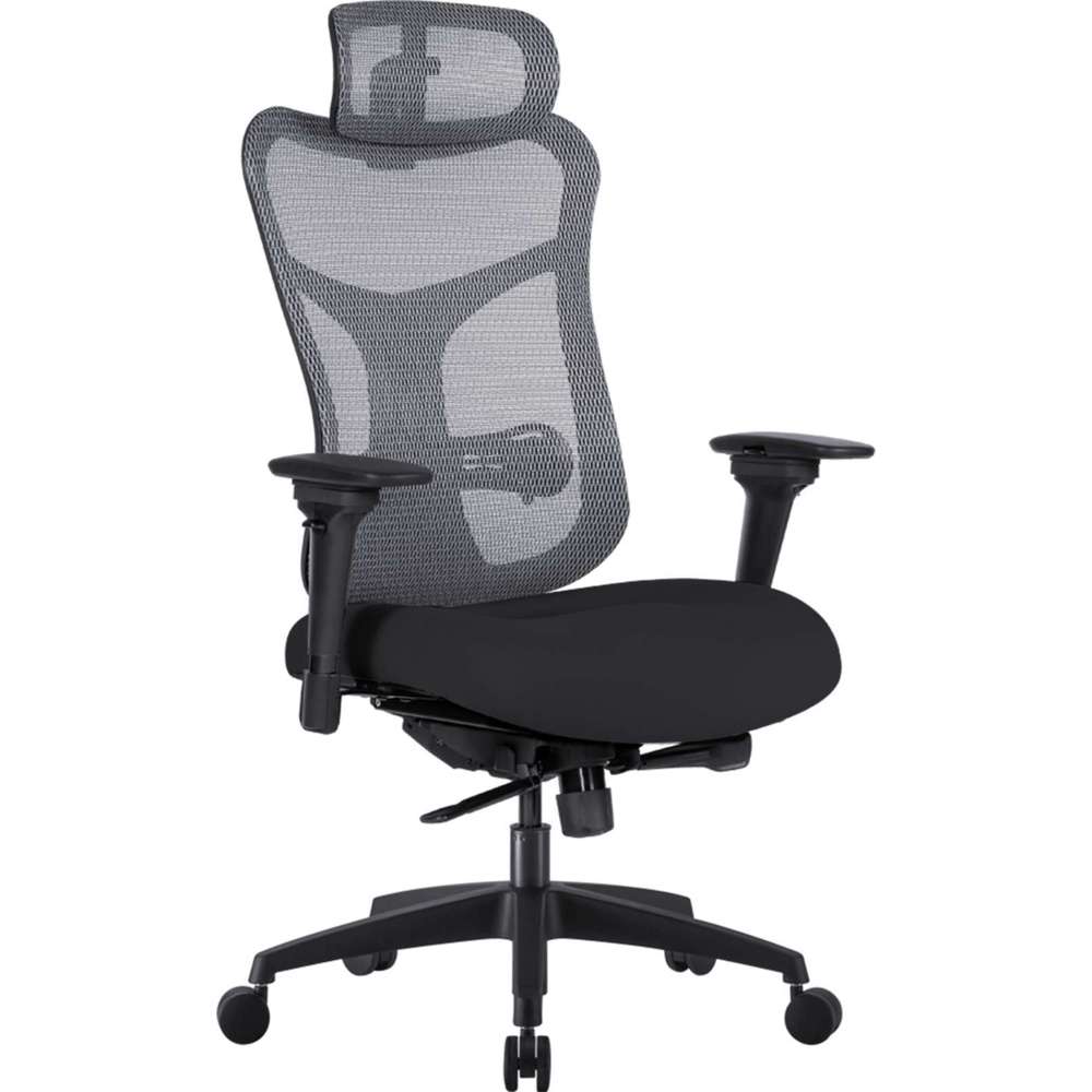 Premium CSC Executive Mesh Office Chair with Chrome Base - 150kg Weight Capacity, Black - Ergonomic Support for Long Work Hours in Home & Office