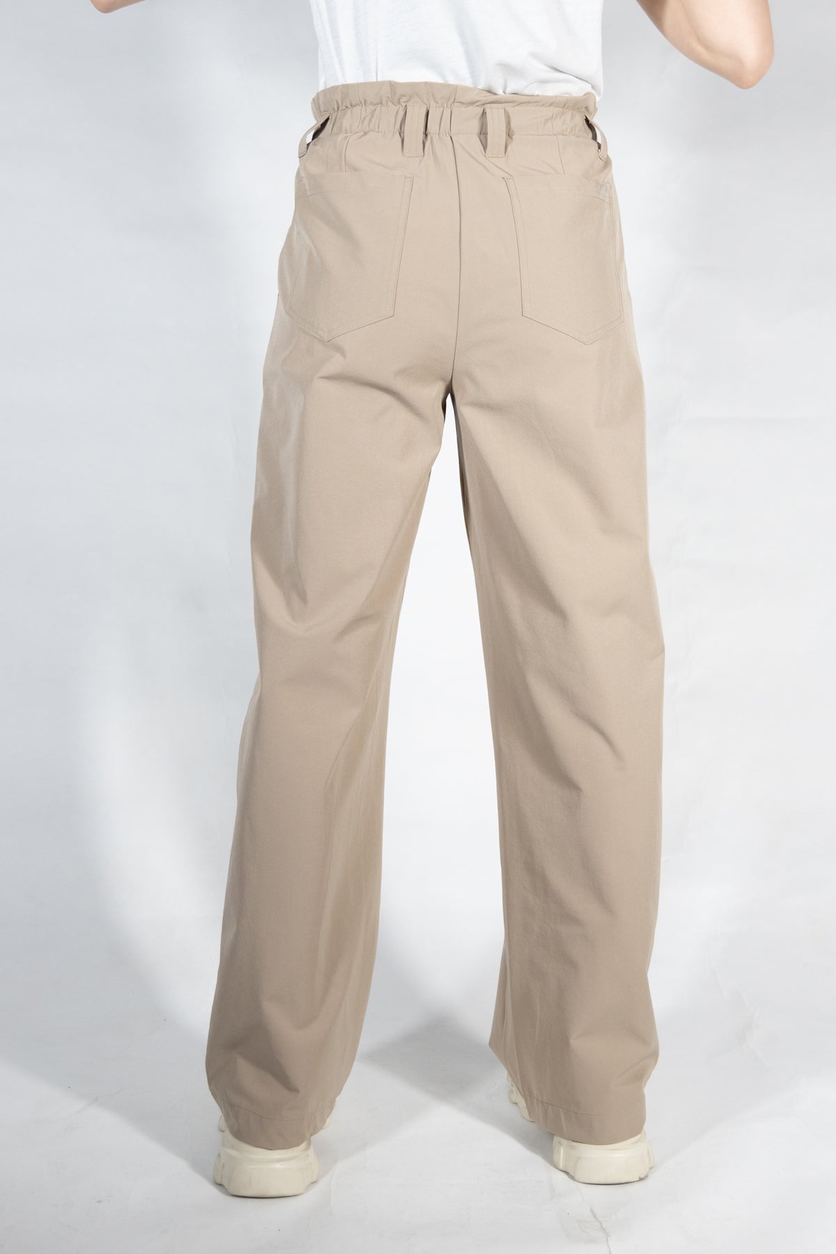 Gordina Women's High-Waisted Casual Trousers - Comfortable Stretch Pants for Work, Office & Everyday Wear | Perfect for Business, Travel & Lounge