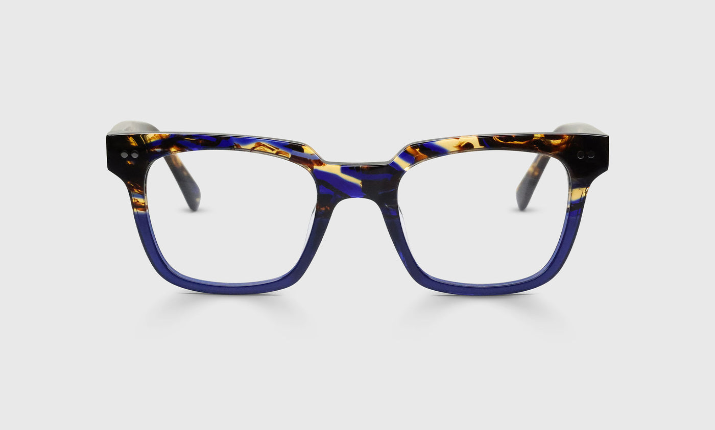 In Cahoots Color 50 Tortoise & Navy Front and Temples - Stylish Eyeglass Frames for Men & Women | Perfect for Reading, Working, and Everyday Fashion Accessory