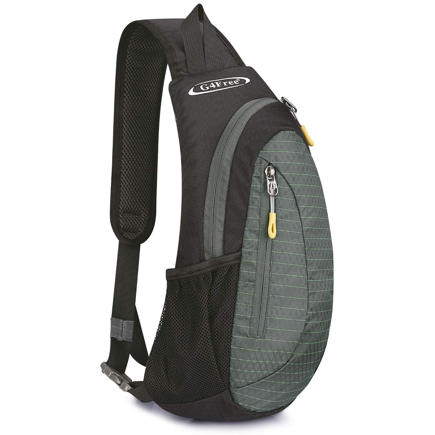 G4Free Lightweight Sling Bag with Hydration Pack - Adjustable Shoulder Backpack for Hiking, Running & Travel - Water-Resistant Crossbody Bag for Outdoor Adventures