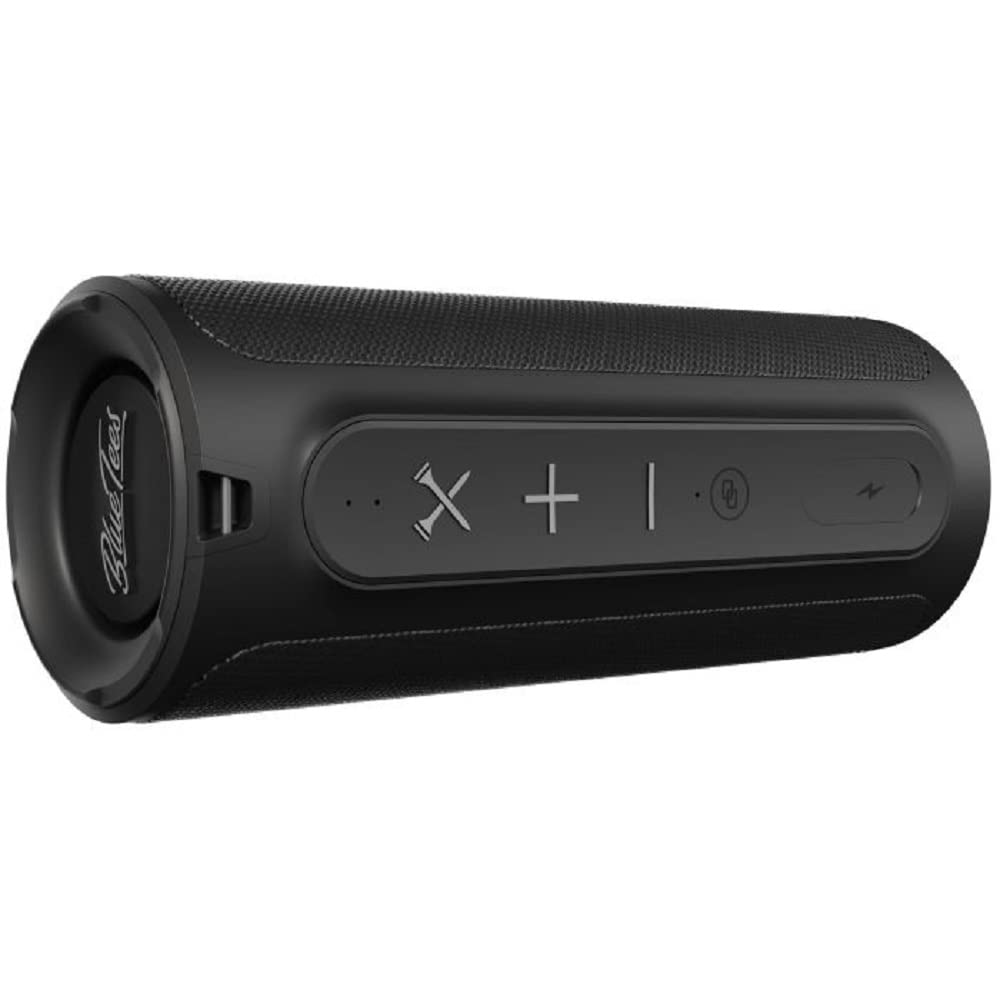 Blue Tees Golf The Player Magnetic Bluetooth Speaker - IPX7 Waterproof, USB Charging, Secure Golf Cart Attachment (Black) - Perfect for Golf Outings, Beach Trips & Outdoor Adventures