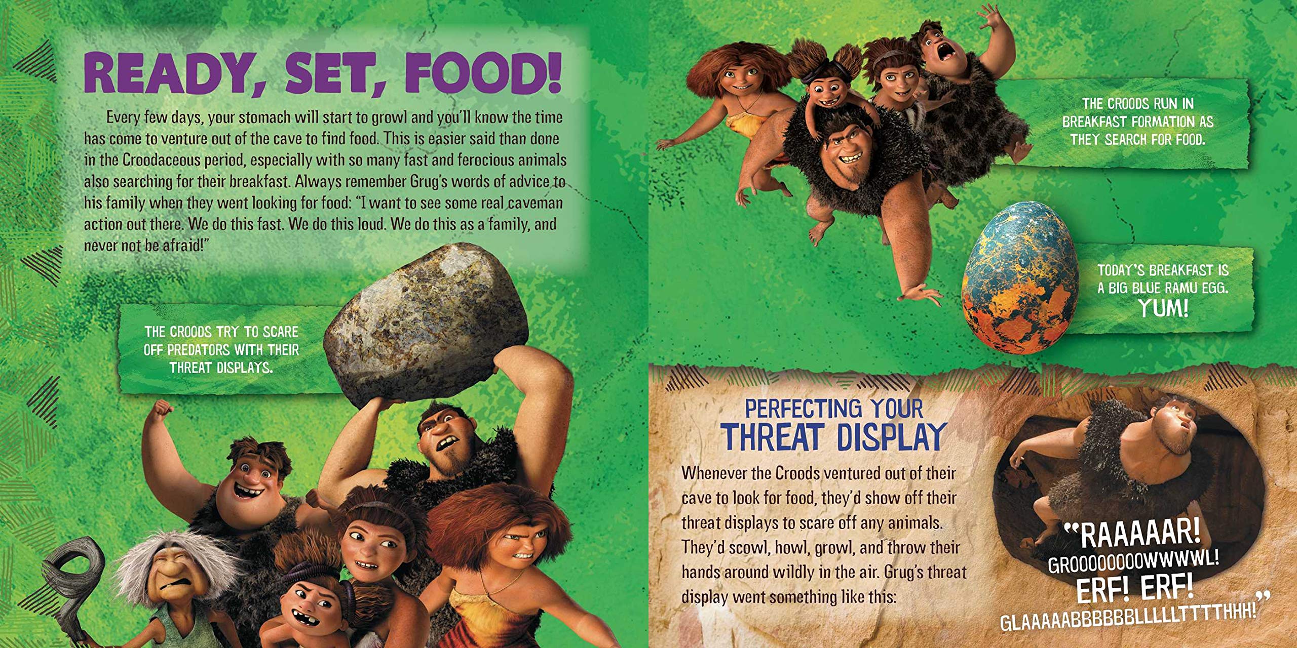 Grug's Survival Guide - The Croods Movie Book - Family Adventure Story, Prehistoric Survival Tips - Perfect for Kids Reading, Movie Fans & Family Storytime