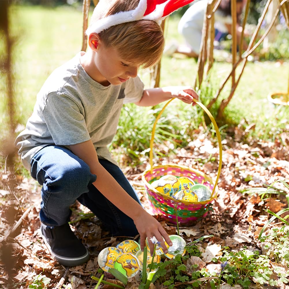 12Pcs Safari Animal Building Blocks Easter Eggs - Pre Filled Easter Basket Stuffers, Easter Party Favors & Classroom Prize Toys for Kids | Perfect for Easter Egg Hunts, Birthday Parties & STEM Learning Activities