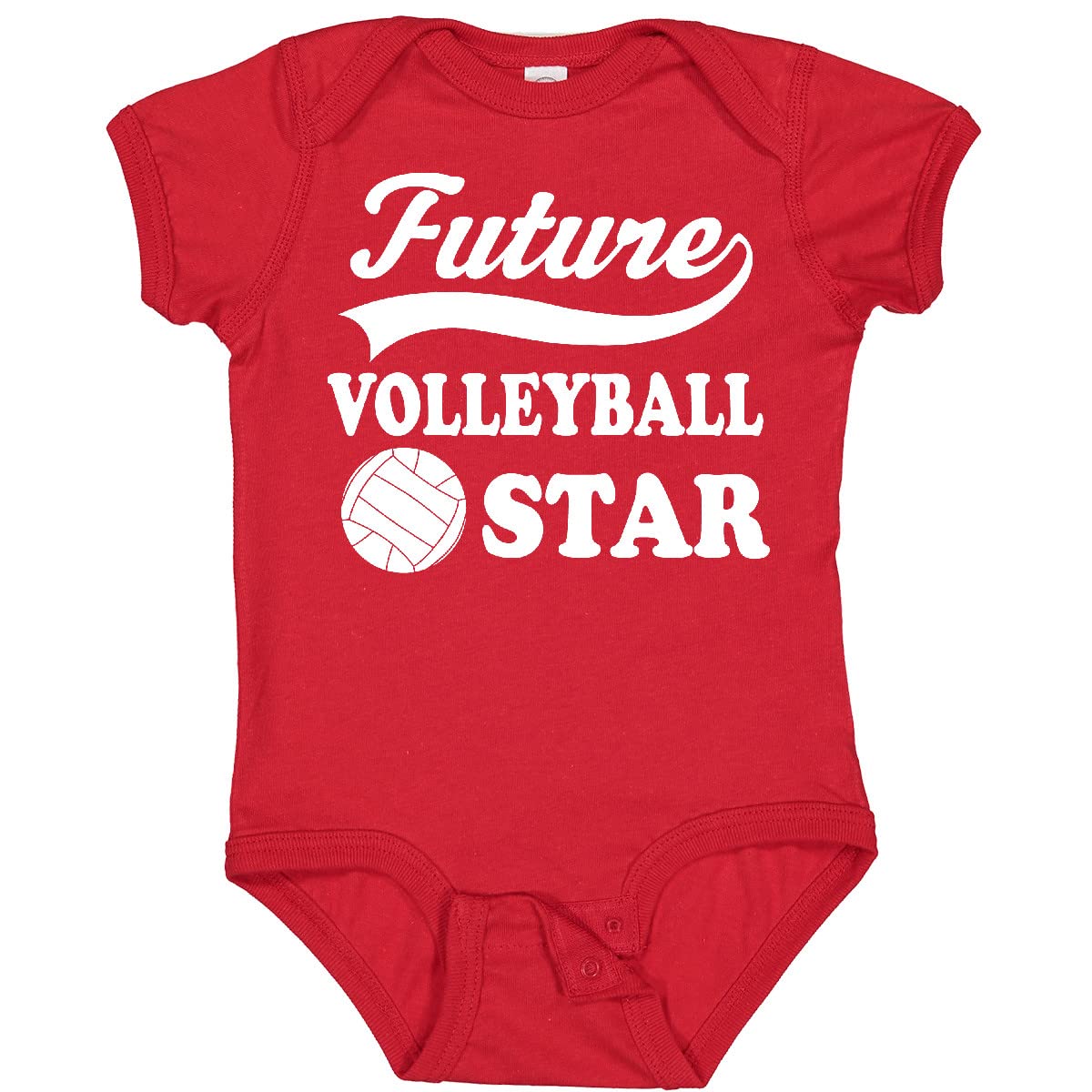 Inktastic Future Volleyball Star Baby Bodysuit - Soft Cotton Infant Onesie for Sports Lovers - Perfect for Game Day, Team Spirit & Playtime