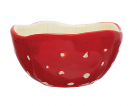 Ceramic Mushroom Bowls Set of 3 - Handmade Decorative Serving Bowls for Soup, Salad, Snacks - Perfect for Kitchen, Dining Table, Party Decor & Gift Giving