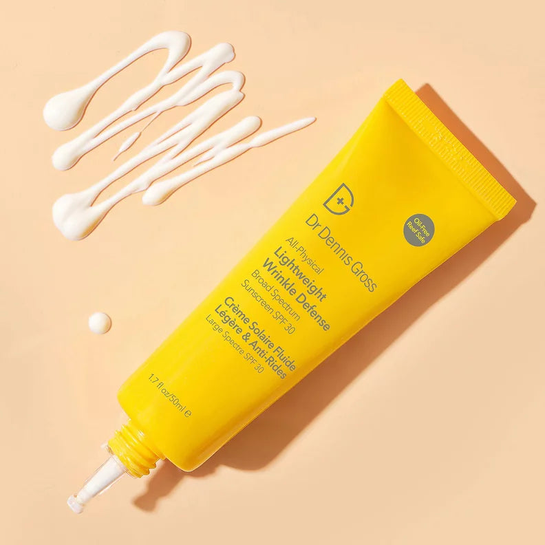 All Physical Lightweight Wrinkle Defense Broad Spectrum SPF Sunscreen 50ml (1.7oz) - Daily Face Moisturizer for Sensitive Skin, Anti-Aging & UV Protection - Perfect for Outdoor Activities, Beach & Travel