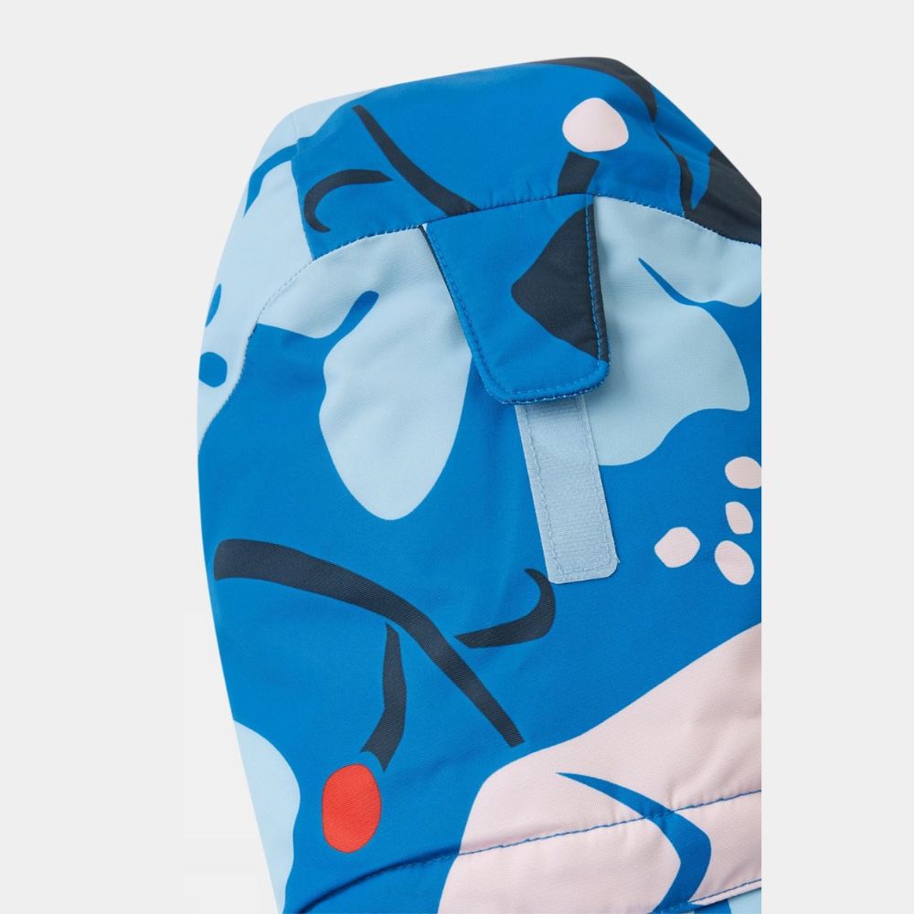 Reima Kiiruna Girls Ski Jacket - Waterproof Winter Coat for Kids, Bright Blue - Perfect for Snowboarding, Skiing & Outdoor Winter Activities