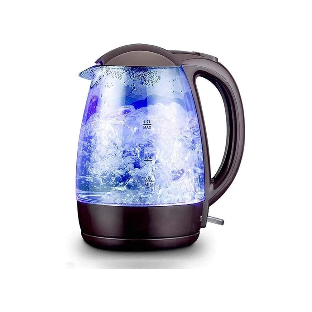 Premium Glass Electric Tea Kettle with Auto Shut-Off & Boil-Dry Protection - Cordless Fast Heating Water Kettle with LED Indicators - Perfect for Home, Office & Tea Ceremonies