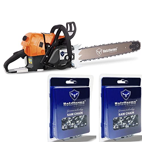 Holzfforma G660 O Dark Grey Chainsaw Power Head with 42-Inch Guide Bar - Professional Ripping & Skip Chain Combo for Wood Cutting, Logging, and Forestry Work