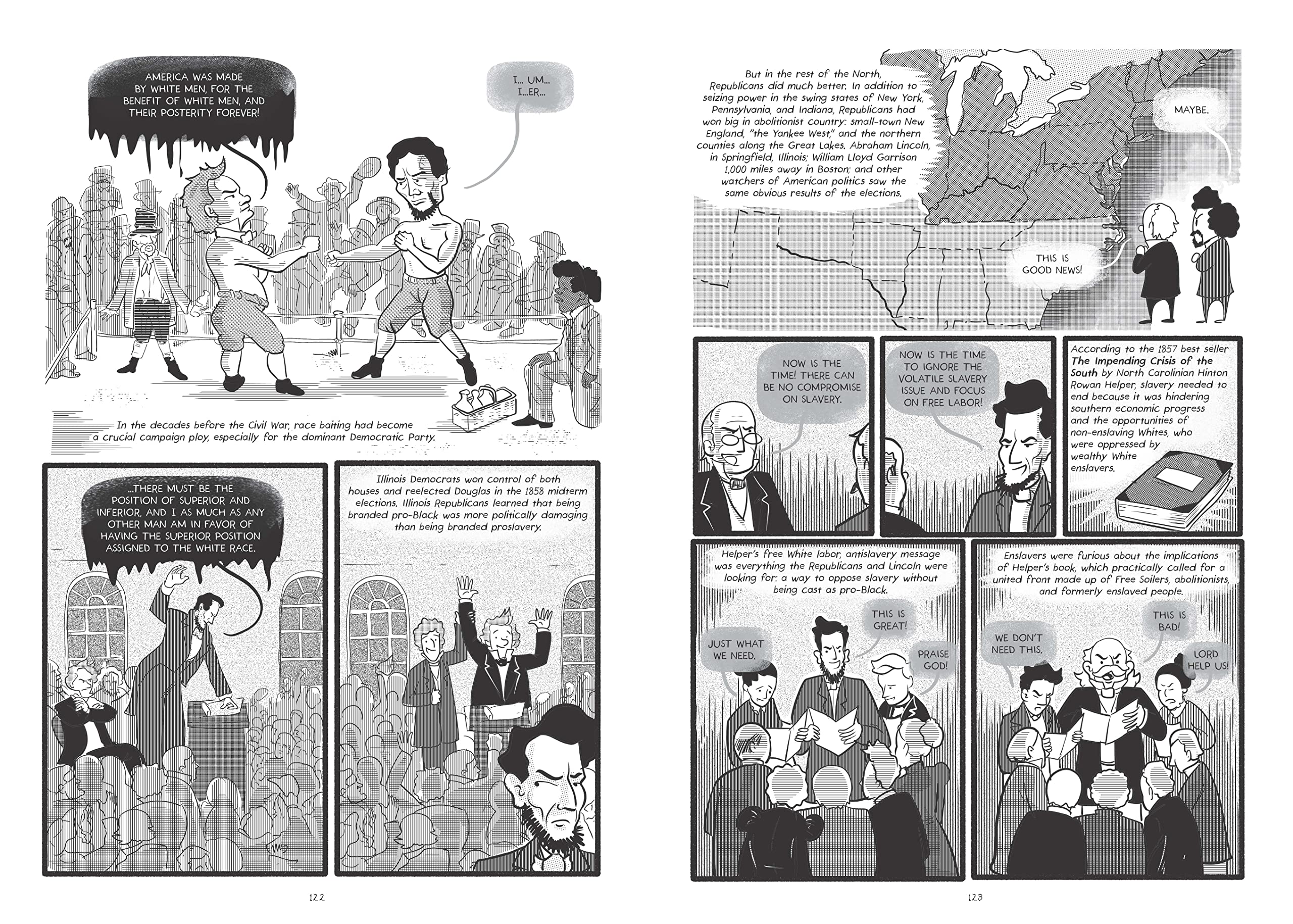 Stamped from the Beginning: The Definitive Graphic Novel History of Racist Ideas in America - Perfect for History Buffs & Social Justice Advocates