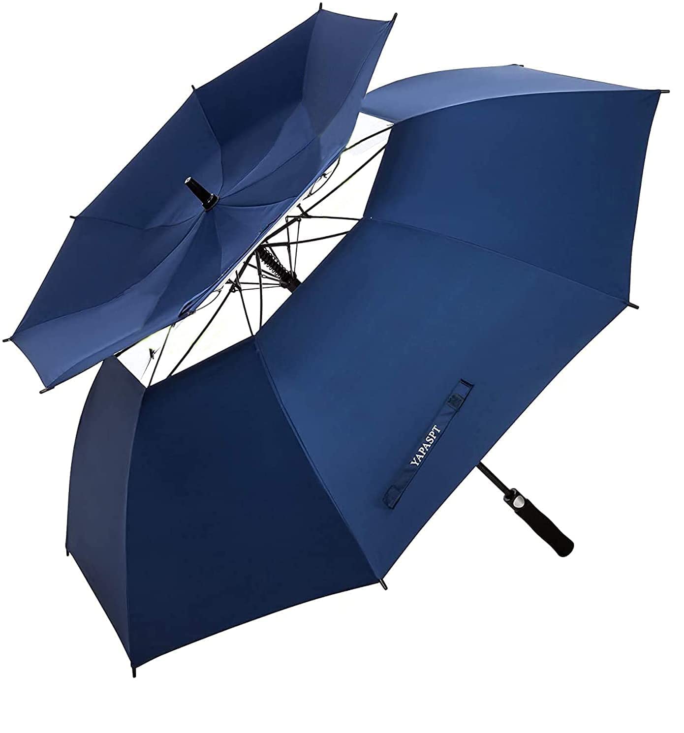 62 Inch Golf Umbrella with Auto Open & Vented Canopy - UV Protection Rain Umbrella for Men & Women - Perfect for Golf, Beach, Walking & Outdoor Activities