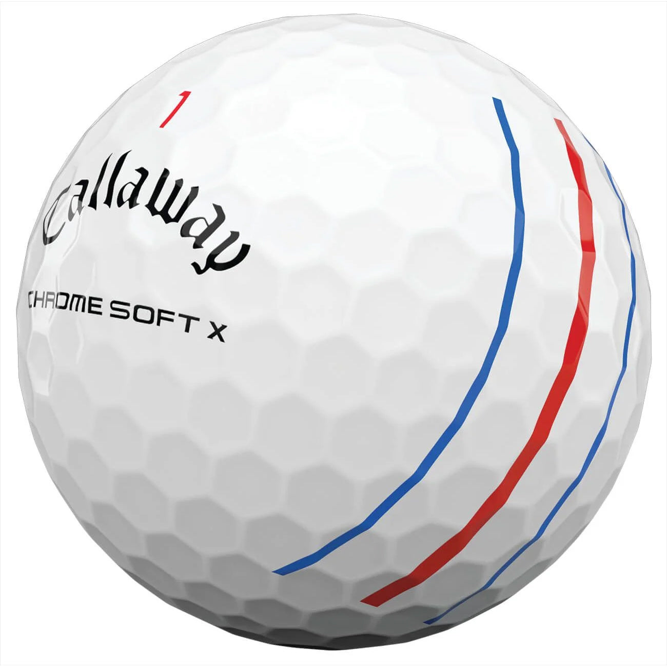 Callaway Chrome Soft X Triple Track Golf Balls - 12 Pack | High Performance Golf Balls for Accuracy & Distance | Perfect for Tournament Play & Practice Rounds