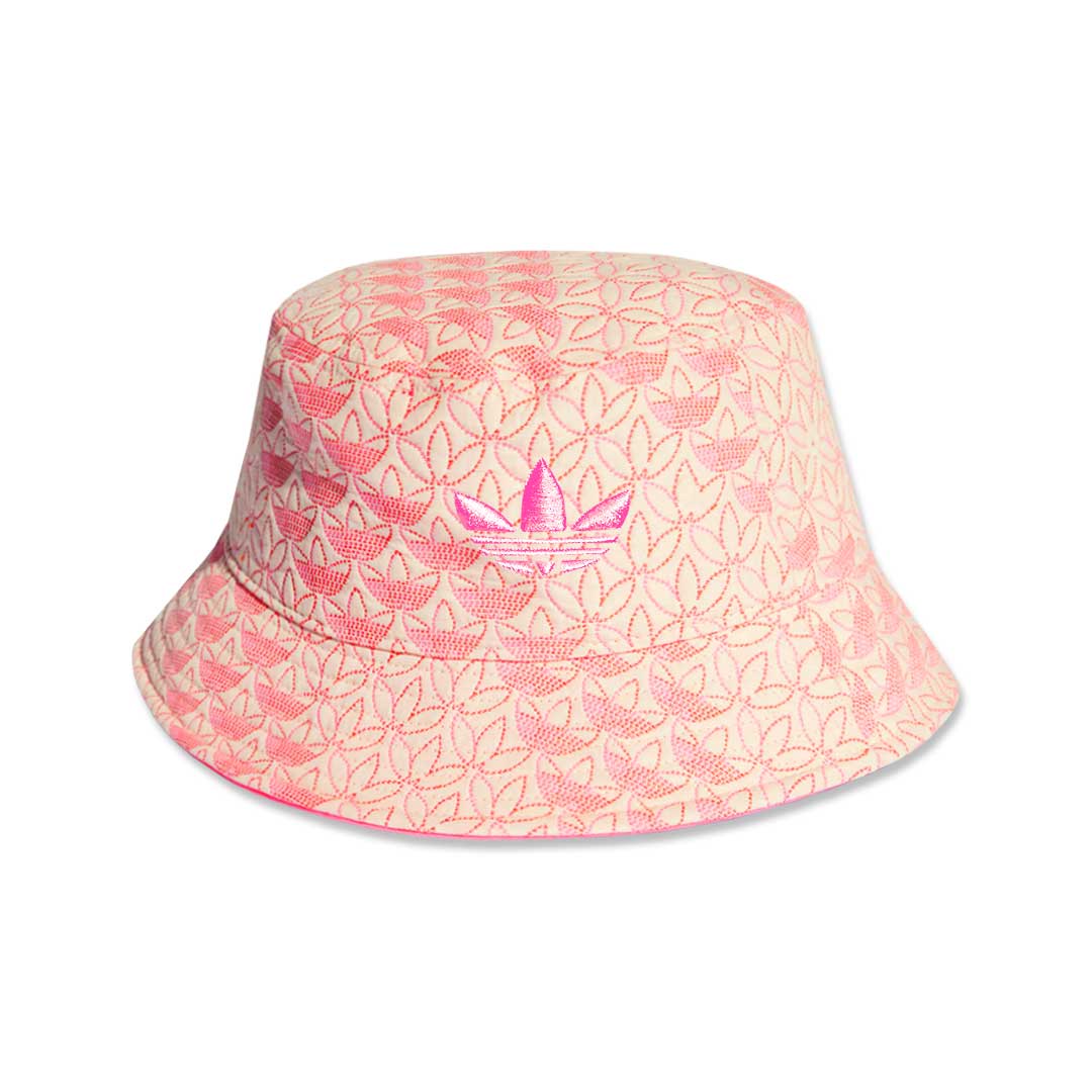 Adidas Unisex Quilted Trefoil Bucket Hat (II3377) - Stylish & Comfortable Sun Protection for Outdoor Activities, Beach, Hiking & Travel