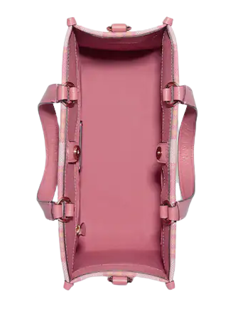 Coach Dempsey Carryall Tote Bag - Garden Plaid Print & Signature Patch - Stylish Women's Handbag for Work, Travel & Everyday Use