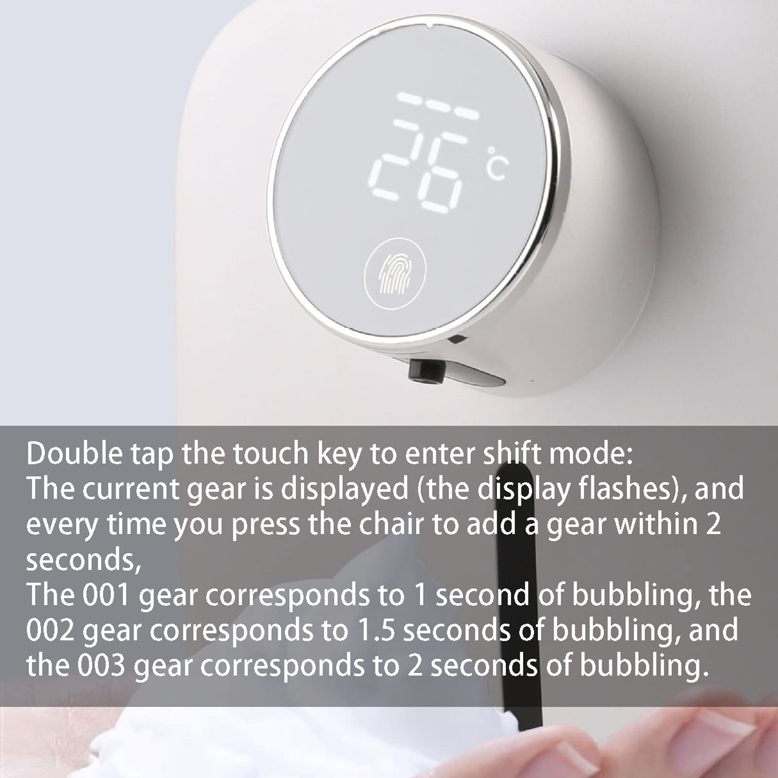 Automatic Touchless Soap Dispenser 320ml - Rechargeable Wall Mount Hand Soap Dispenser for Bathroom, Kitchen, Hotel & Restaurant - Pink | Hygienic Hands-Free Solution for Home & Commercial Use