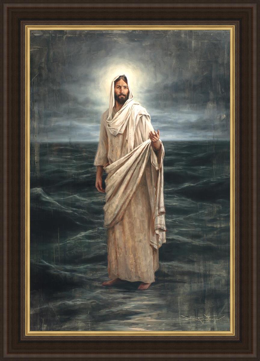 Come Be Not Afraid Large Wall Art - Inspirational Christian Home Decor for Living Room, Bedroom & Office - Perfect Gift for Faith-Based Interiors
