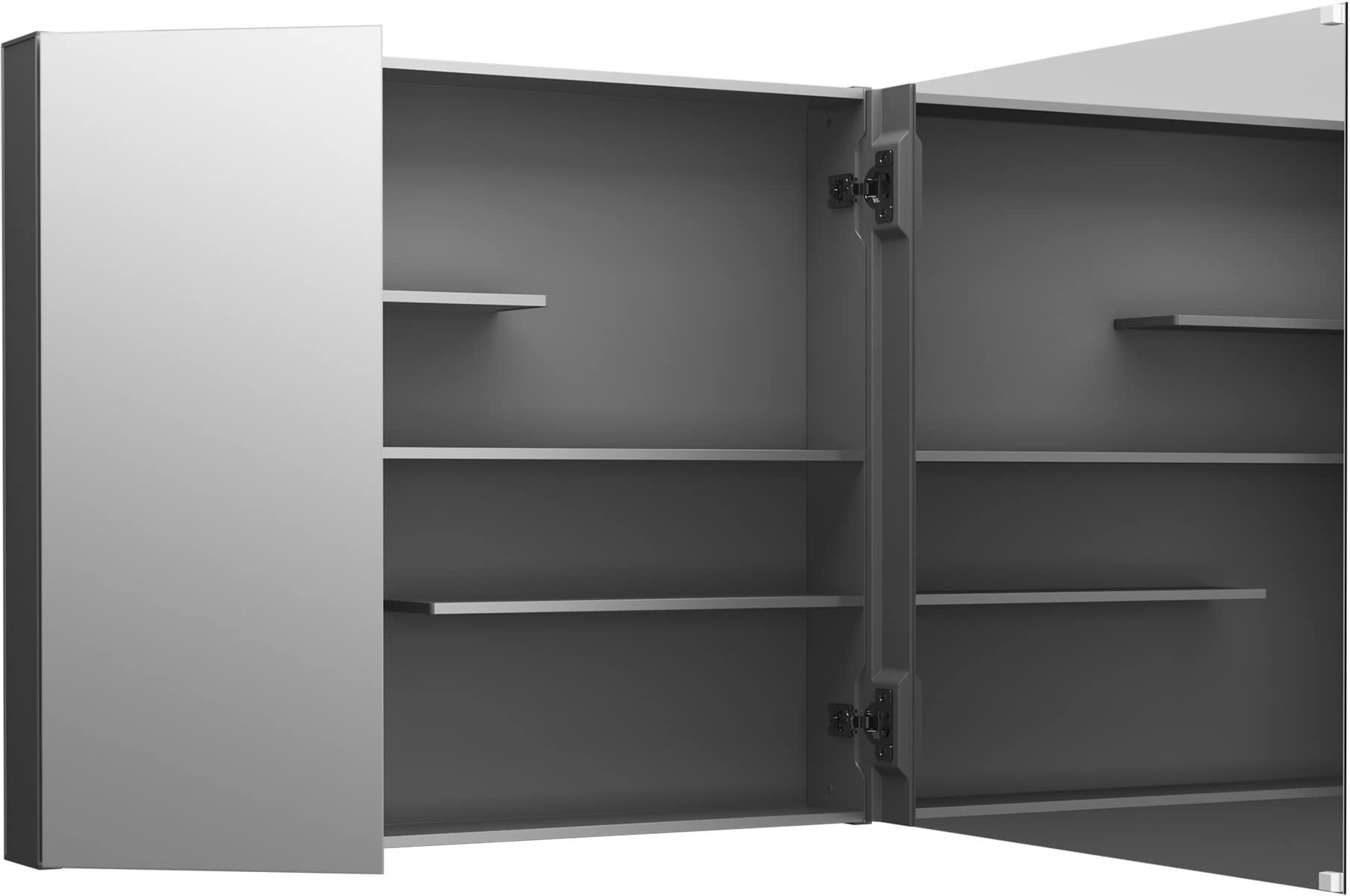 Kohler Medicine Cabinet with Slow-Close Mirrored Door - Recessed or Surface Mount Bathroom Storage for Toiletries & Essentials | Perfect for Modern Bathrooms & Vanities