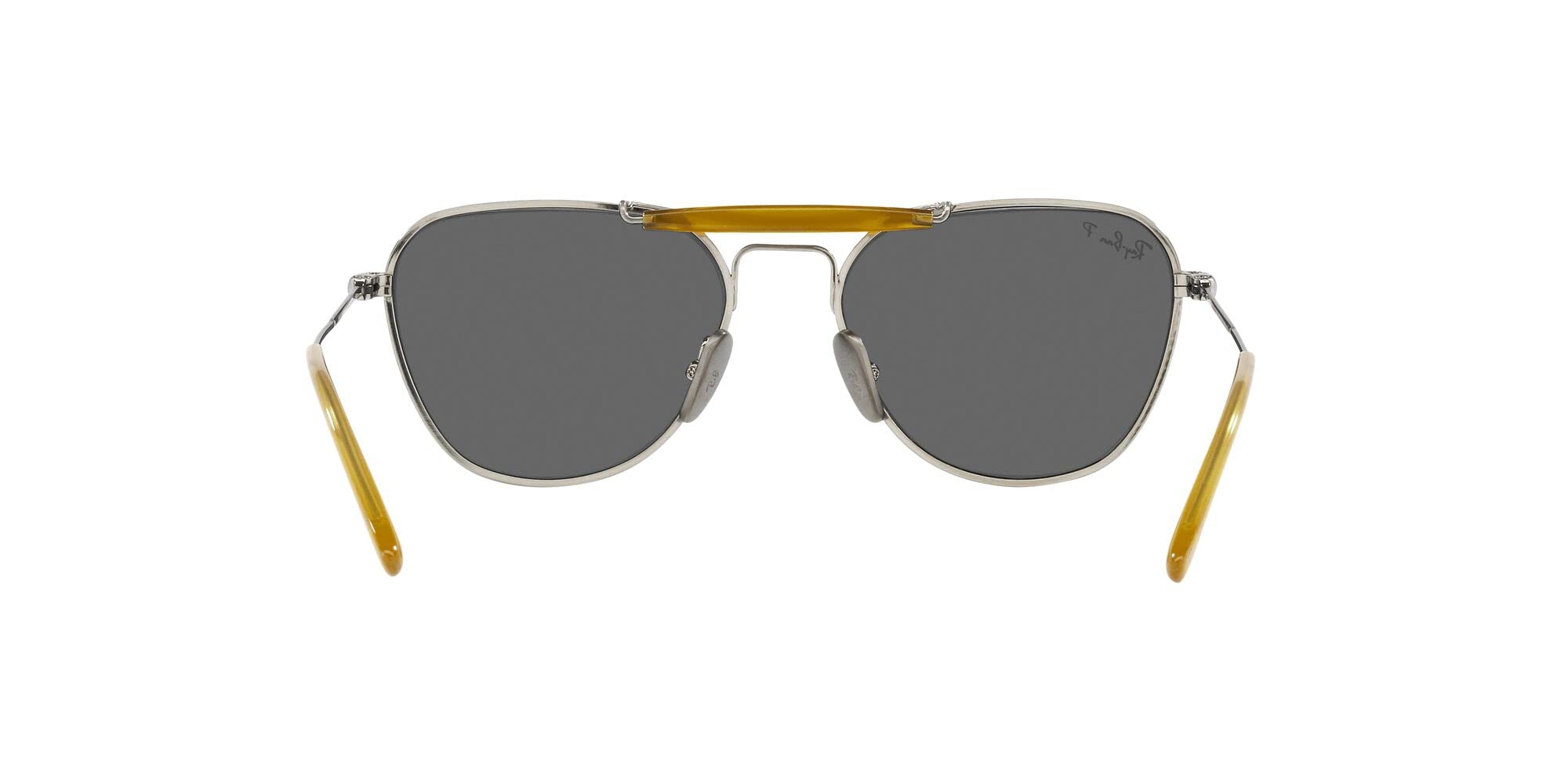 Ray-Ban Rb8064 Titanium Aviator Sunglasses for Men & Women - Polarized UV Protection - Classic Pilot Style - Perfect for Driving, Travel & Outdoor Activities