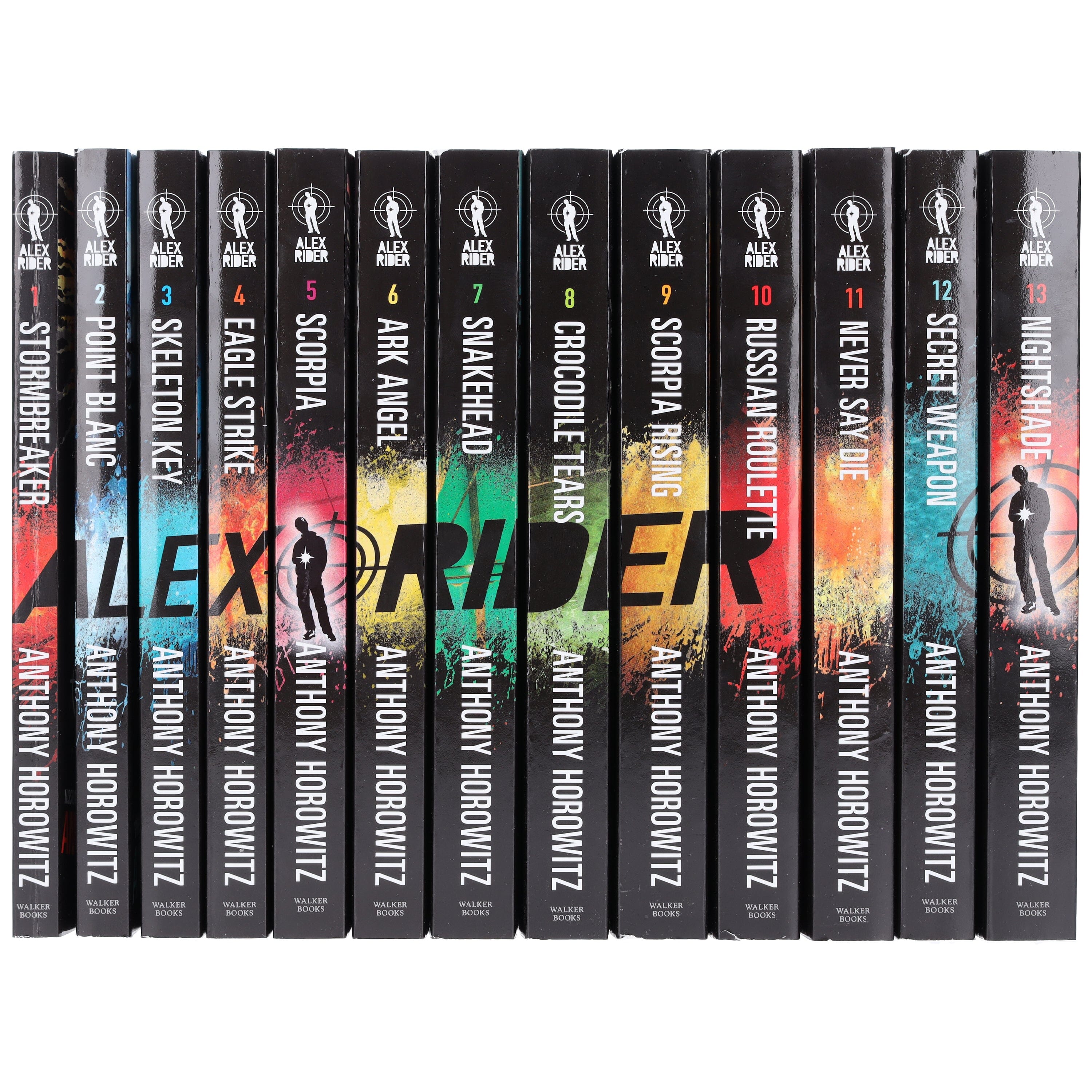 Alex Rider The Complete Missions by Anthony Horowitz: 13 Books Collection Box Set | Paperback | Ages 9-14 | Action Adventure Spy Novels for Young Readers | Perfect for Gifts, Book Clubs & Classroom Reading