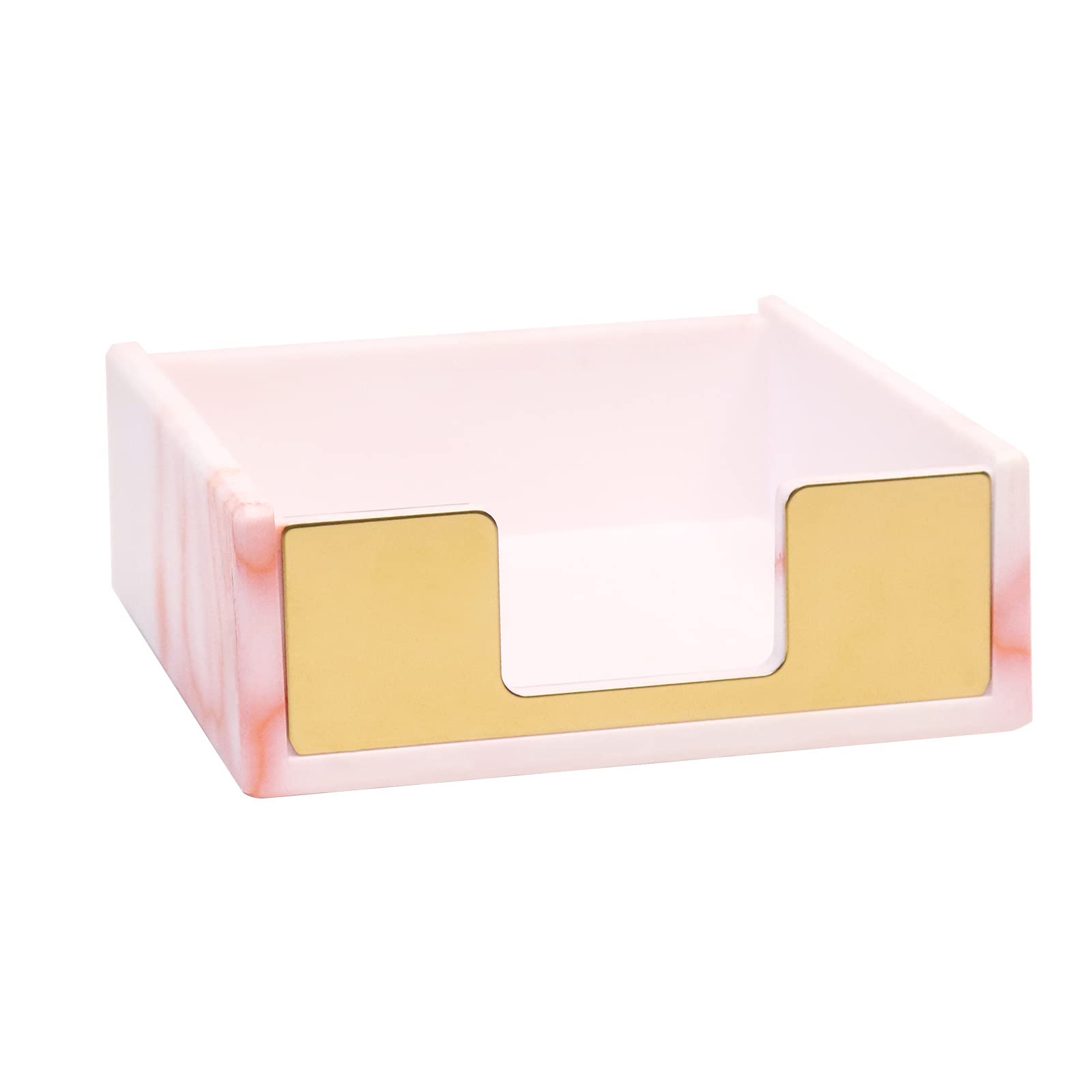 Buqoo Sticky Note Holder Cube - Desk Organizer for Notes, Memos & Office Supplies | Perfect for School, Office & Home Workspace Organization