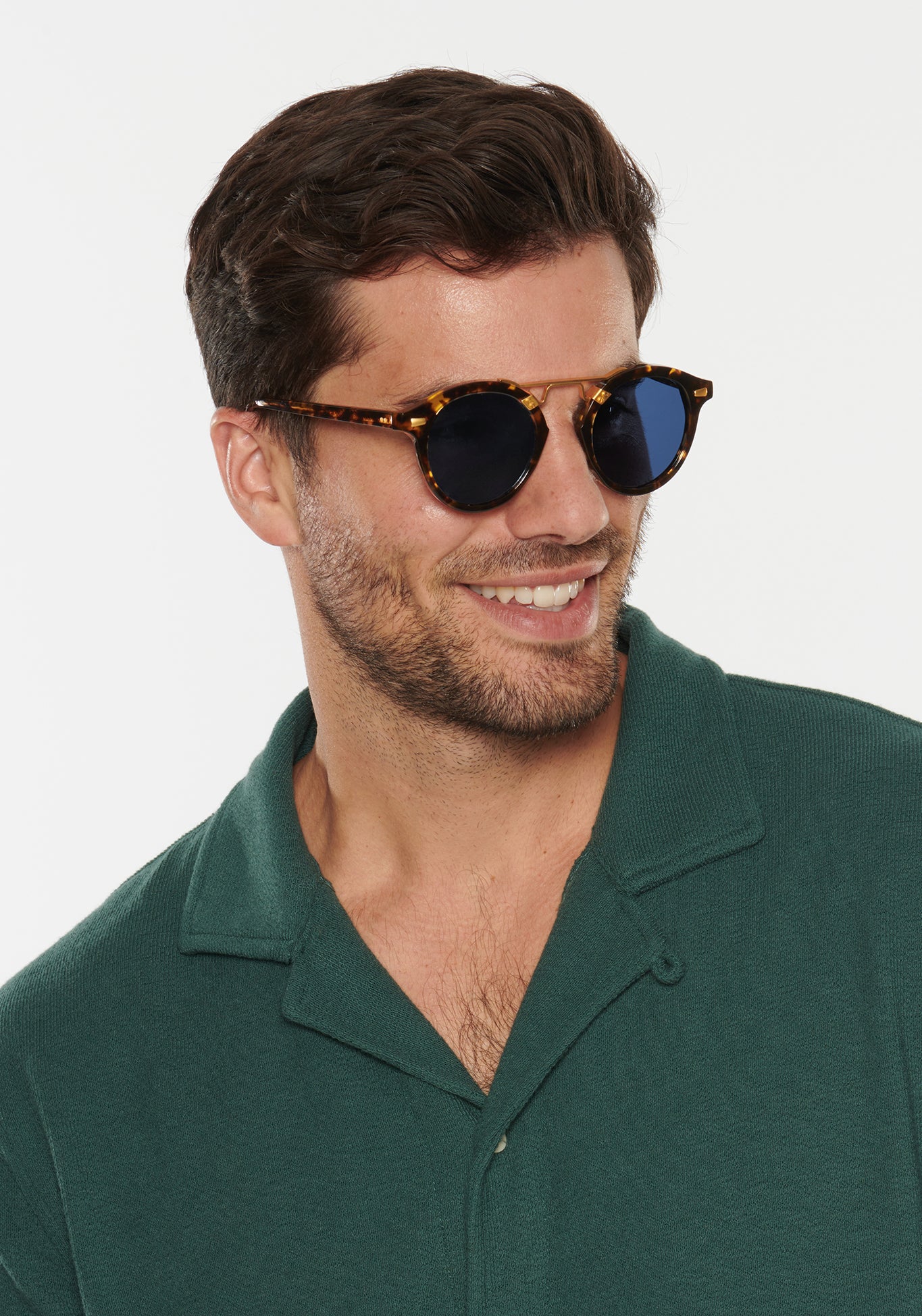 STL II Polarized Sunglasses - 24K Gold Mirrored Lenses for Men & Women - UV Protection & Anti-Glare - Perfect for Driving, Beach & Outdoor Activities