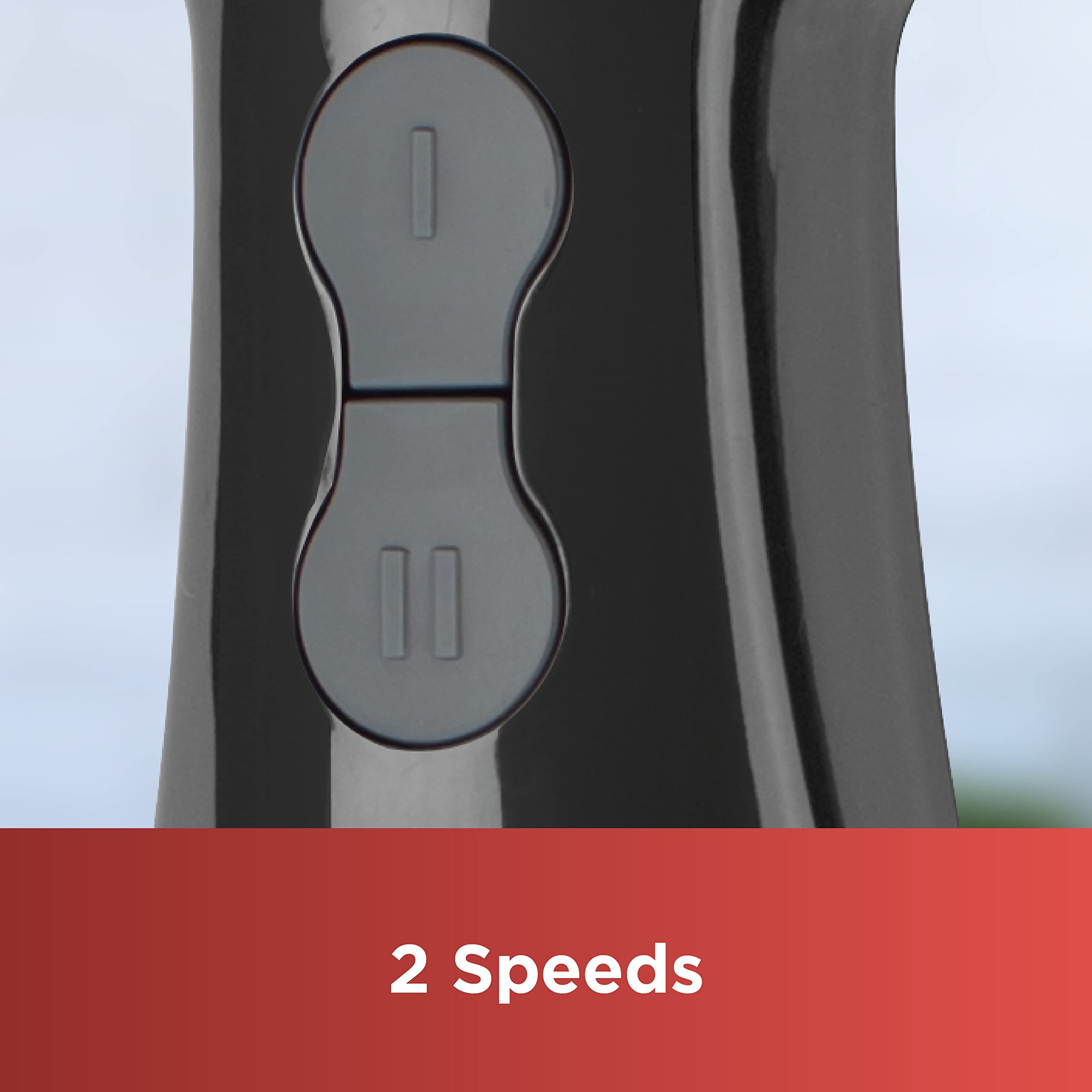 BLACK+DECKER® 2-Speed Hand Blender with 250-Watt Motor, Black (HB2402BC) - Perfect for Smoothies, Soups, Sauces & Baby Food at Home