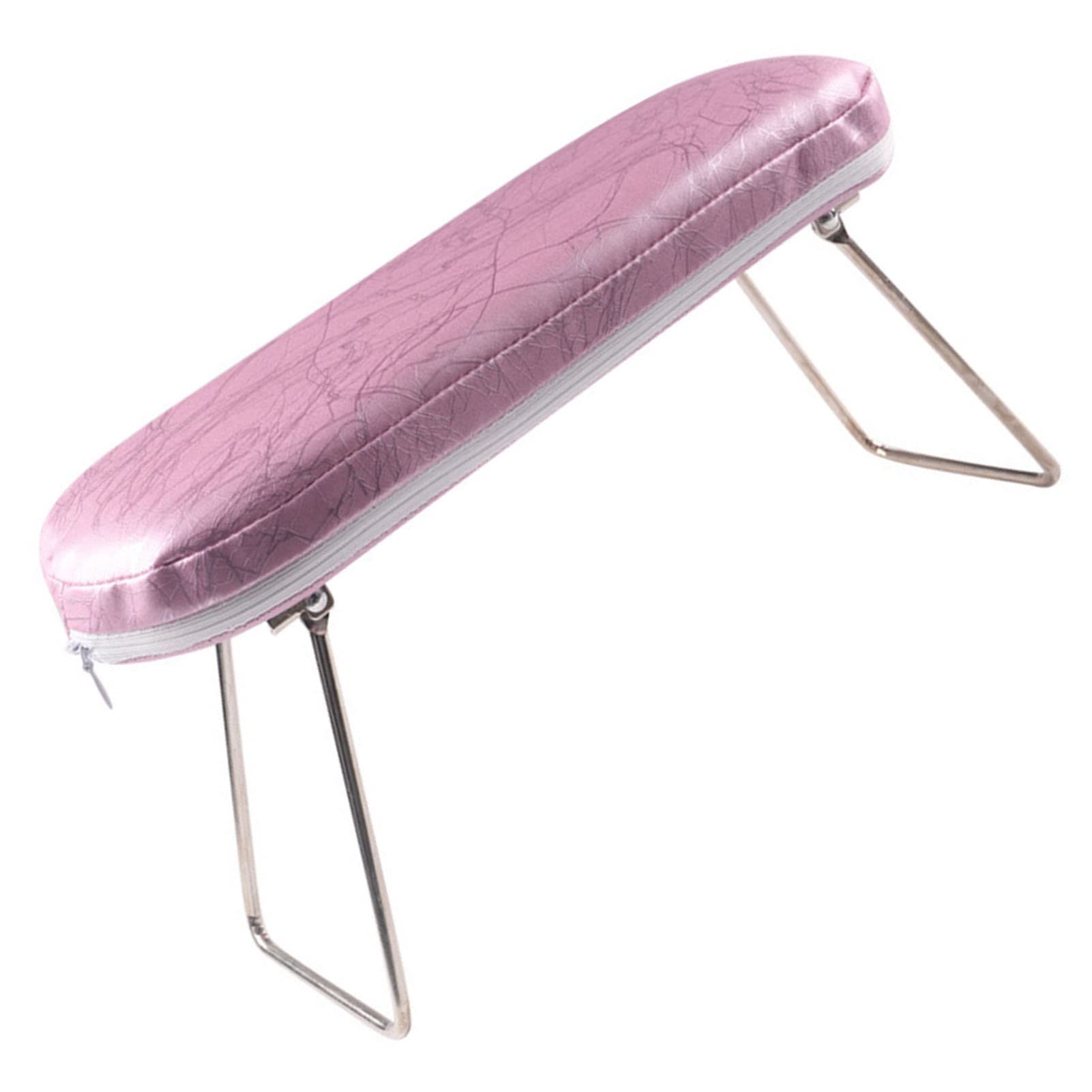 Premium PU Leather Nail Arm Rest Pillow - Ergonomic Manicure Cushion for Nail Salon Professionals & Home Use - Pink Nail Art Accessory Tool (Perfect for Gel Polish, Acrylics & Pedicures)