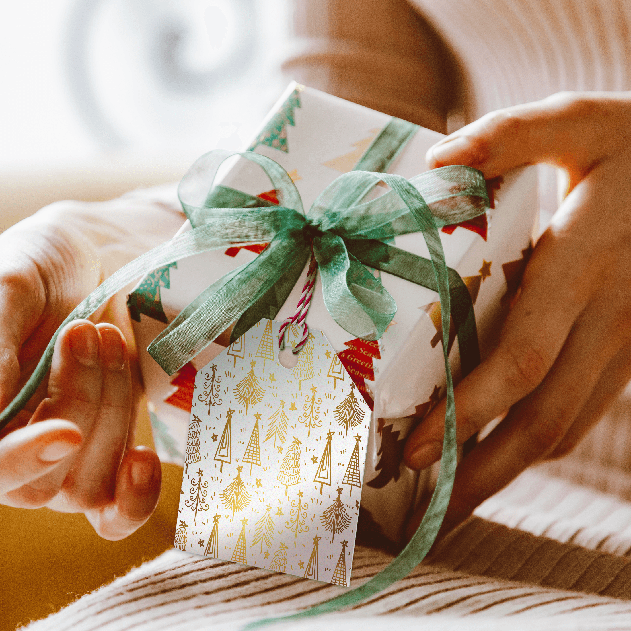 Elegant Gold Tree Gift Tags - Perfect for Christmas, Weddings & Party Favors - Premium Quality Gift Tags for All Occasions