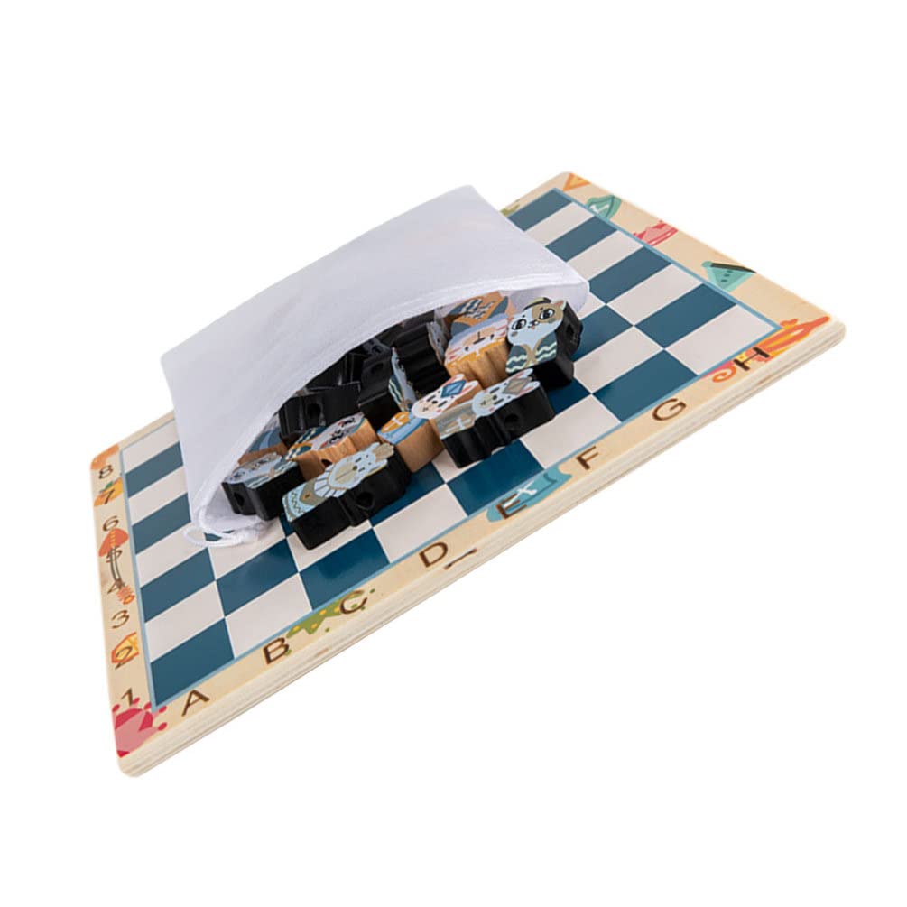 Wooden Chess Set - Classic Board Game for Kids & Adults | Educational & Fun Strategy Game for Home, Office, or Travel | Perfect for Family Game Nights & Brain Training