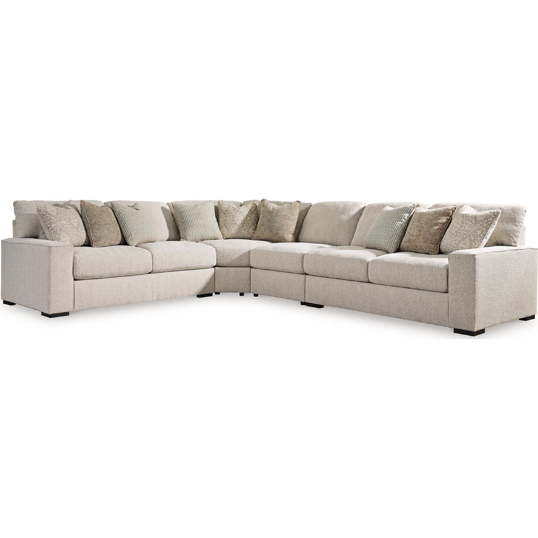 Ballyton 4-Piece Modular Sectional Sofa Set with Reversible Chaise - Modern L-Shaped Couch for Living Room, Family Room & Apartment