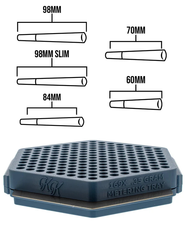 King Kone 169 Cone Metering Tray 0.35g - Precise Measuring Tool for Baking, Cooking & Cannabis Dispensing | Perfect for Professional & Home Use