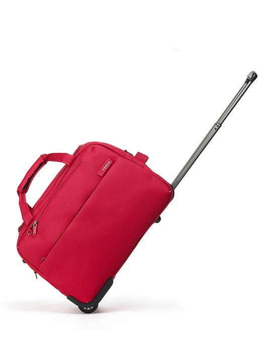 Tosca SO LITE WB D Onboard Wheel Bag - Lightweight Red Carry-On Luggage for Air Travel | Perfect for Business Trips & Weekend Getaways