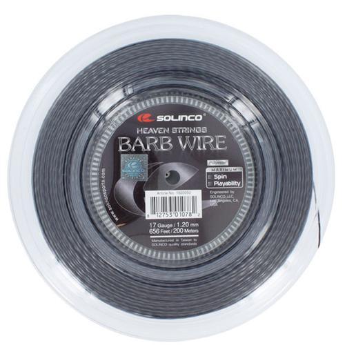 Barb Wire 17G 1.20mm Tennis String Reel - Durable Polyester String for Tennis Rackets | Perfect for Competitive Play & String Replacement