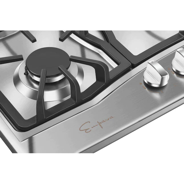 Empava 30 Inch 5 Burner Built-In Gas Stove Cooktop - Stainless Steel (Model 30GC21) - Perfect for Modern Kitchens, Home Chefs & Professional Cooking