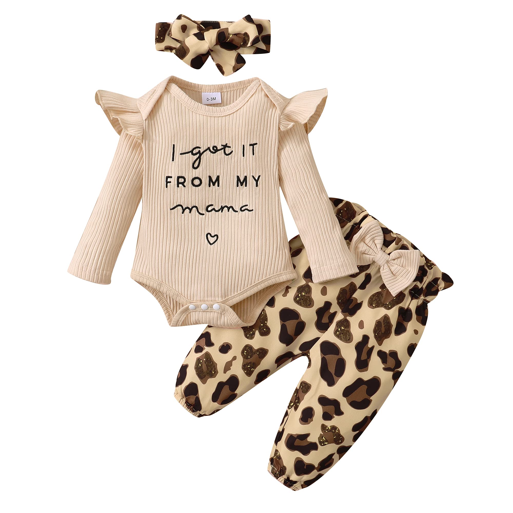 **Newborn Baby Girl Clothes - Long Sleeve Floral Romper & Pant Set for Fall & Winter - Soft & Cozy Infant Outfits for Newborns 0-12 Months - Perfect for Holidays, Family Photos & Daily Wear**