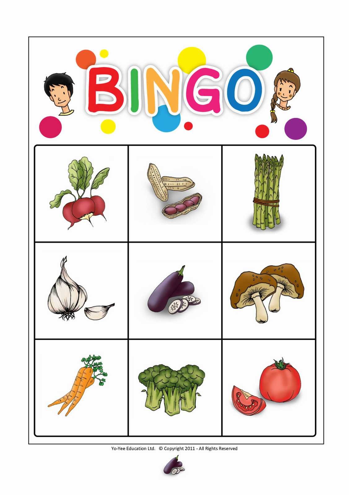 Vegetable Flash Cards with Matching Bingo Game - Educational Vocabulary Picture Cards for Babies, Toddlers & Kids | Perfect for Preschool Learning, Homeschooling & Family Game Night