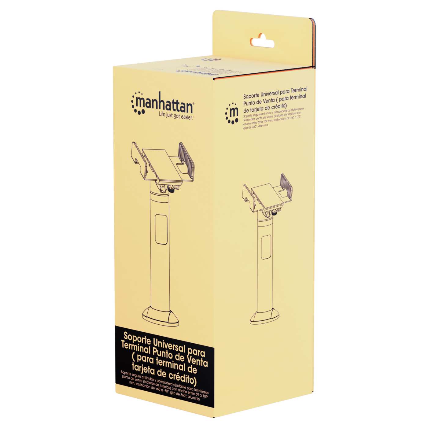 Universal Credit Card POS Terminal Stand - Secure & Durable Payment System for Retail Stores, Restaurants & Small Businesses - Perfect for Countertop Transactions