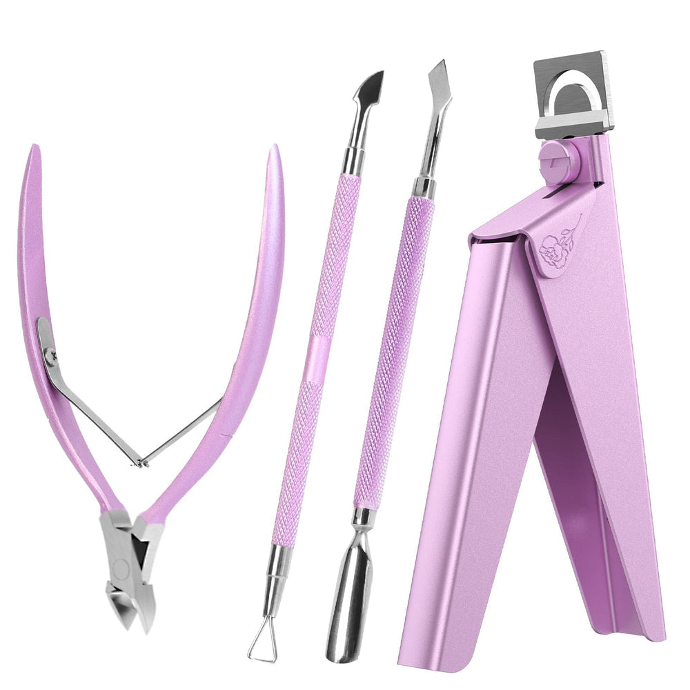 MelodySusie 4-in-1 Acrylic Nail Clipper Set - Professional Nail Art Tools for Manicure, Pedicure & Nail Care at Home or Salon | Perfect for DIY Nail Designs, Gifts & Beauty Essentials