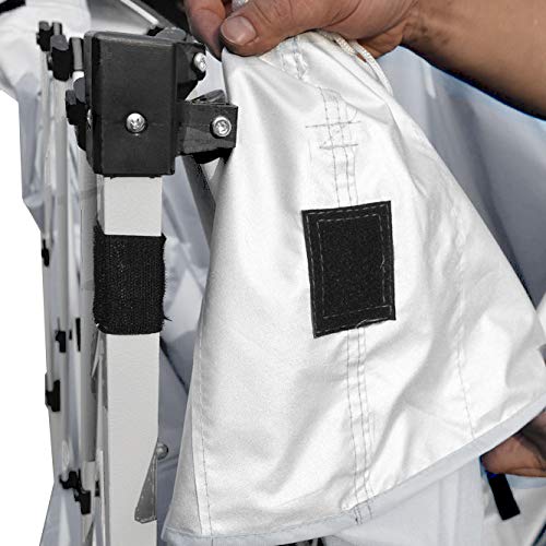 Impact Canopy 283010201 Slant Leg Weight Bags - White Canopy Weights for Outdoor Events, Farmers Markets & Pop-Up Tents - Heavy Duty Sand Bags for Stabilization