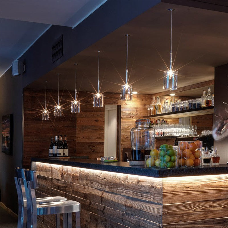 Stylish Glass Pendant Hanging Lights for Modern Home Decor - Perfect for Dining Room, Kitchen Island & Bedroom Lighting