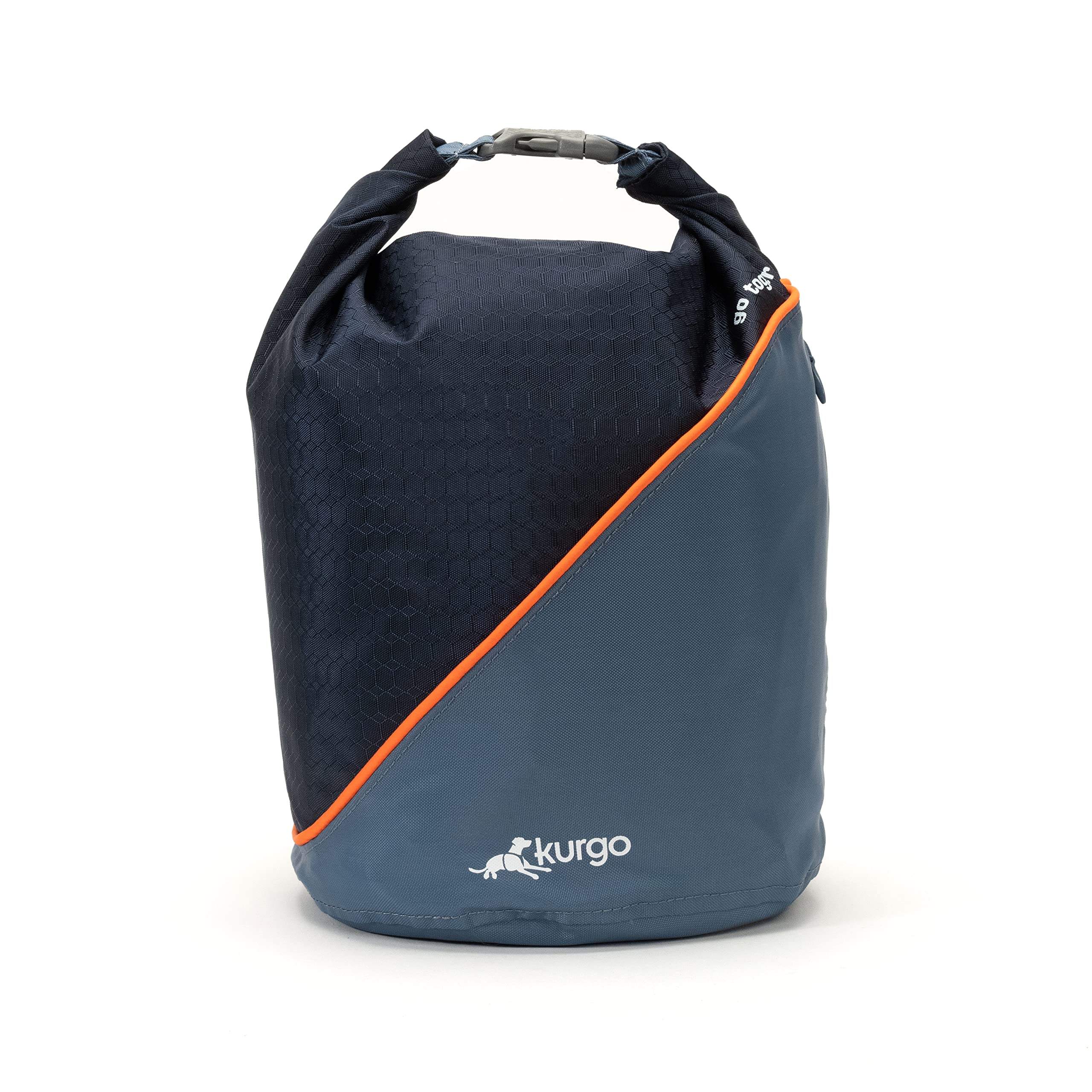 Kurgo Kibble Carrier - Portable Dog Food Travel Container for Camping & Hiking | PVC-Free Pet Snack Bag Holds 5lbs | Easy to Clean | Perfect for Outdoor Adventures with Your Dog