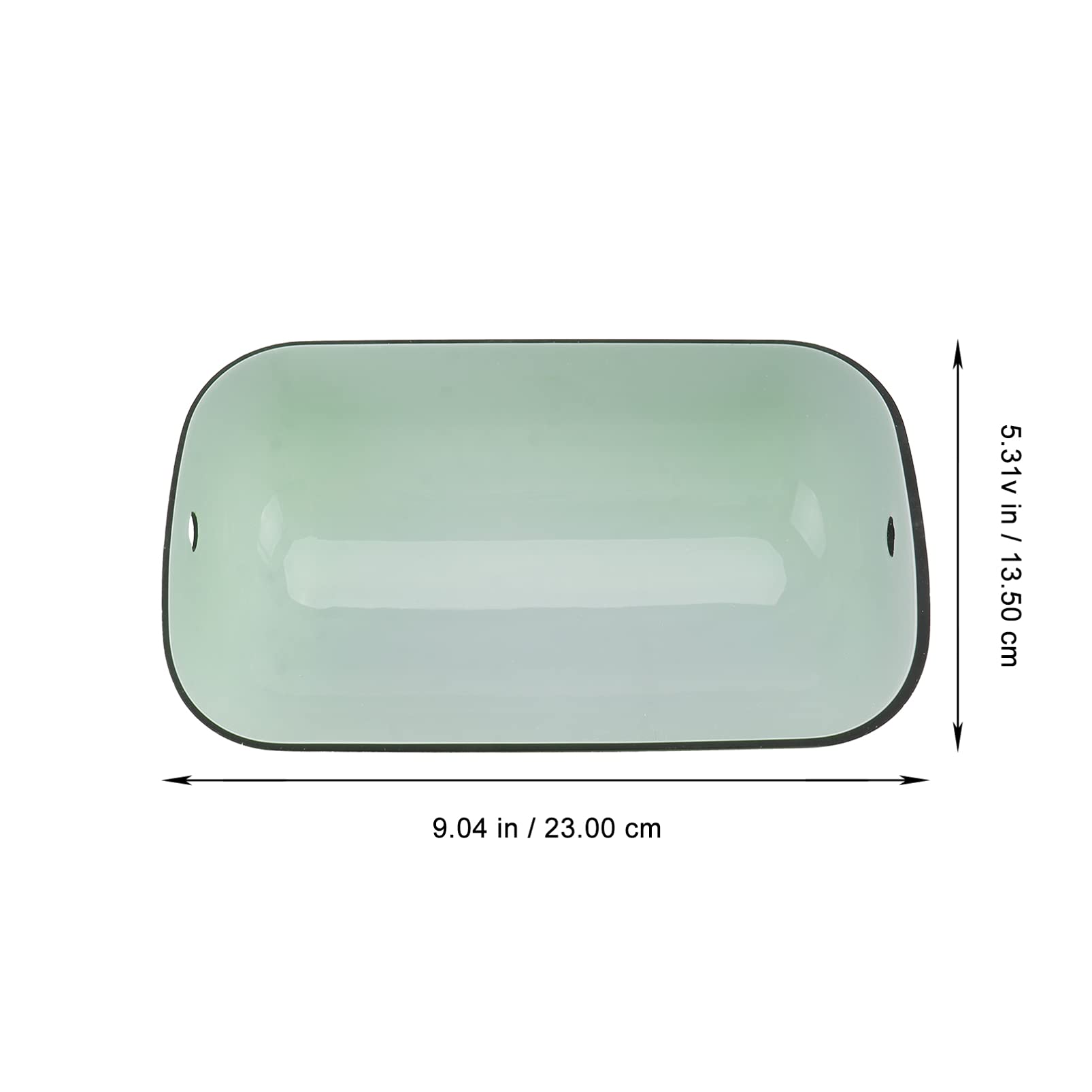 Vintage Green Glass Bankers Table Lamp Shade - Retro Square Replacement Lampshade for Desk & Study - Perfect for Bedroom, Office, and Reading Nook Lighting