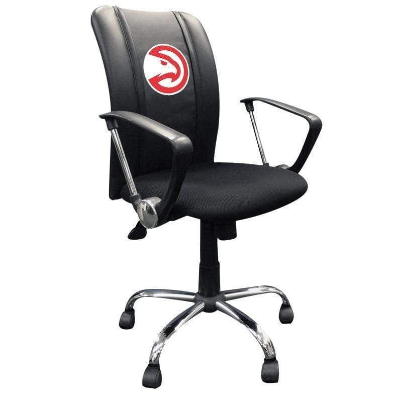 NBA Team Logo Dreamseat Curve Ergonomic Office Chair - Adjustable Height & Lumbar Support for Home, Gaming & Workspace Comfort