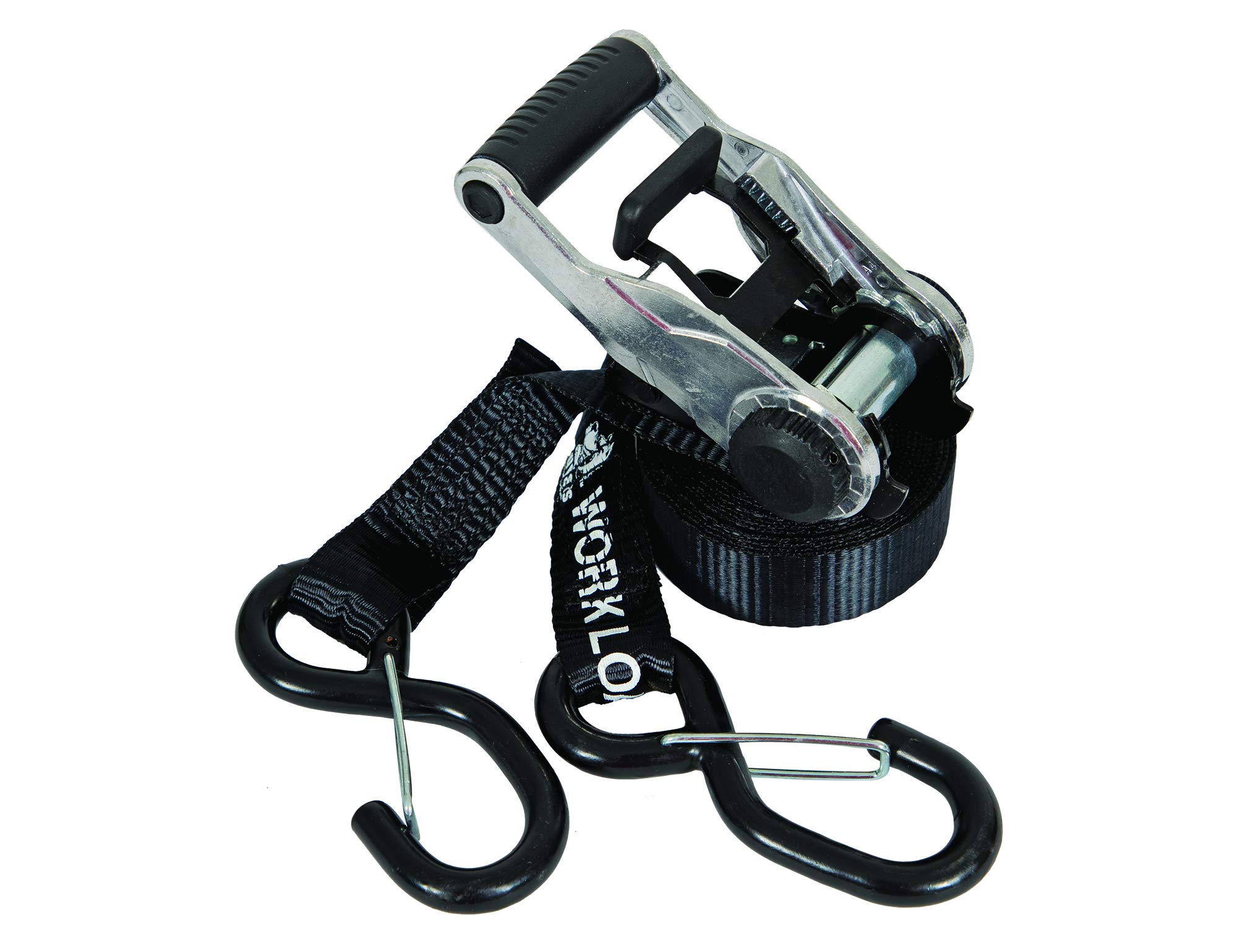 Heavy Duty 14-Foot Aluminum Ratchet Tie Down Straps with S-Hooks - 4-Pack for Truck, Trailer & Cargo Securing - Durable Transport Straps for Moving, Towing & Hauling