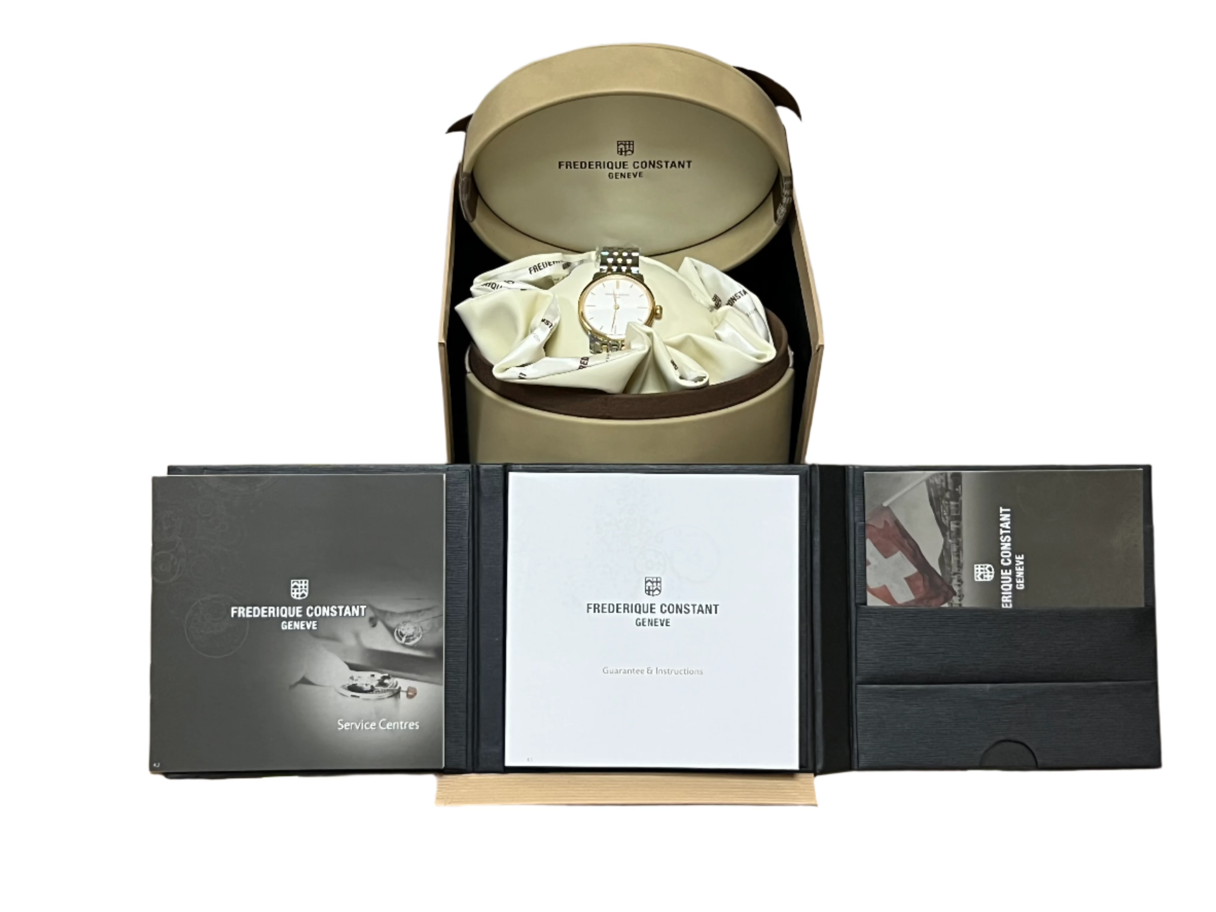 Frederique Constant Slim Line Ladies Watch - Stainless Steel Case & Bracelet - Elegant Dress Watch for Women - Perfect for Business, Parties & Special Occasions
