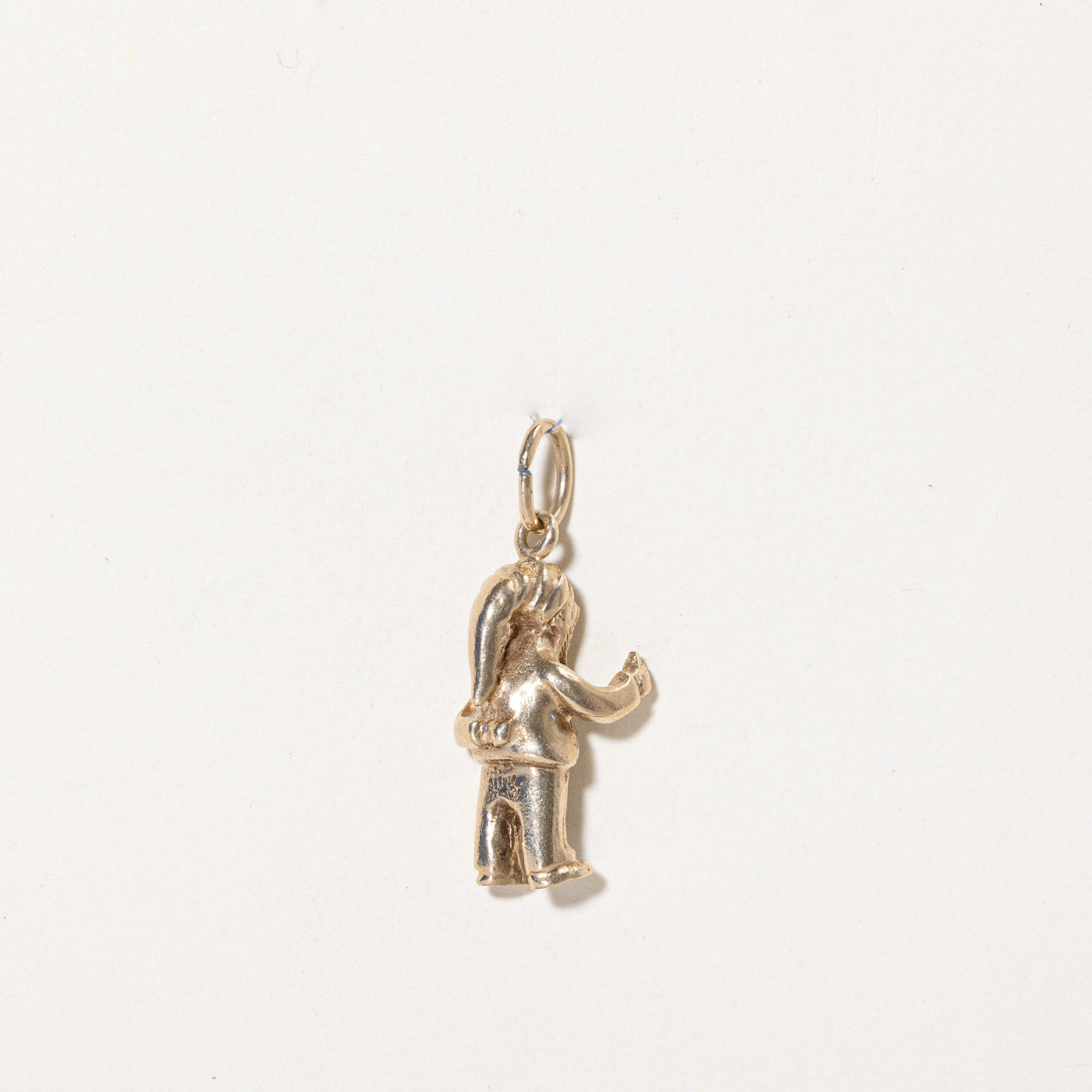 10K Yellow Gold Gnome Charm Pendant - Lucky Garden Gnome Jewelry for Necklace, Bracelet & Gift - Perfect for Birthdays, Christmas & Outdoor Decor