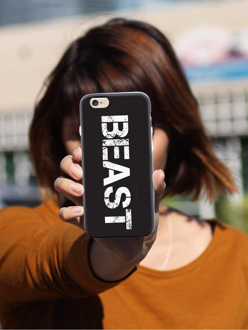 Inspired Cases - Premium 3D Textured Protective Phone Case Compatible with Apple iPhone XR - Beauty and Beast Design - Shockproof & Slim Fit - Perfect for Daily Use, Travel & Outdoor Activities