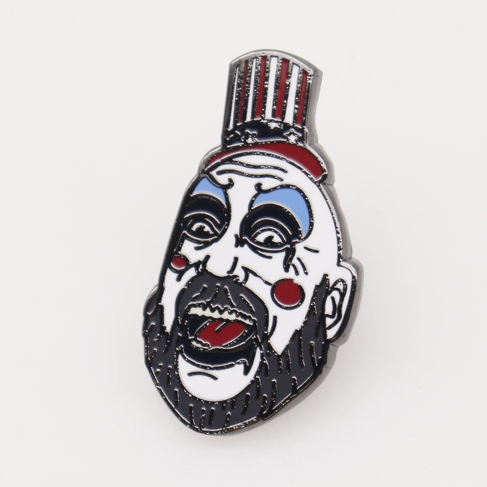 Captain Spaulding Horror Movie Enamel Pin - Collectible Badge for Horror Fans, Cosplay & Backpack Accessories