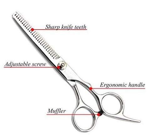 Professional Hair Cutting Shears Set - Stainless Steel Barber Scissors with Flat & Thinning Shears for Hairdressing, Styling & Grooming | Perfect for Salon, Home Use & Professional Hairstylists