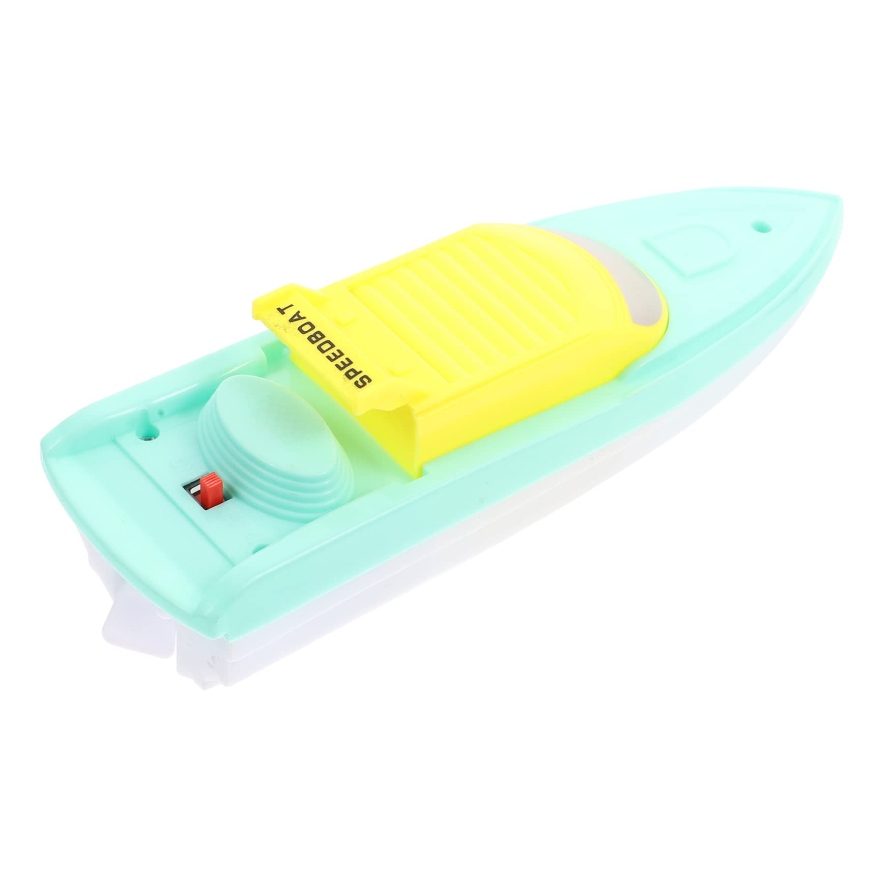 VICASKY 4-Piece Cartoon Speed Boat Bath Toys Set - Floating Sailboat Bathtub Toys for Kids - Durable Plastic Water Play Toys for Toddlers & Children - Perfect for Bathtime Fun, Pool Parties & Outdoor Water Play